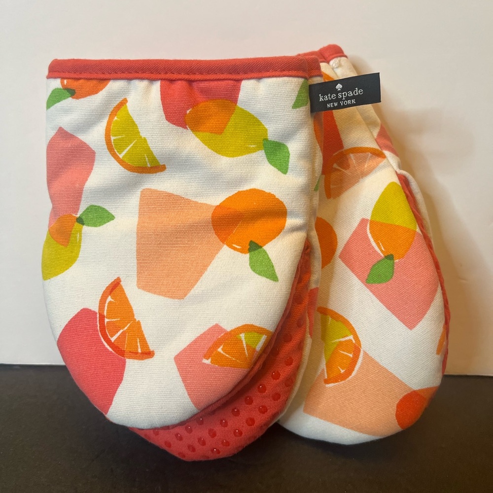 NWT Kate Spade New York Mini Oven Mitts, Set of 2